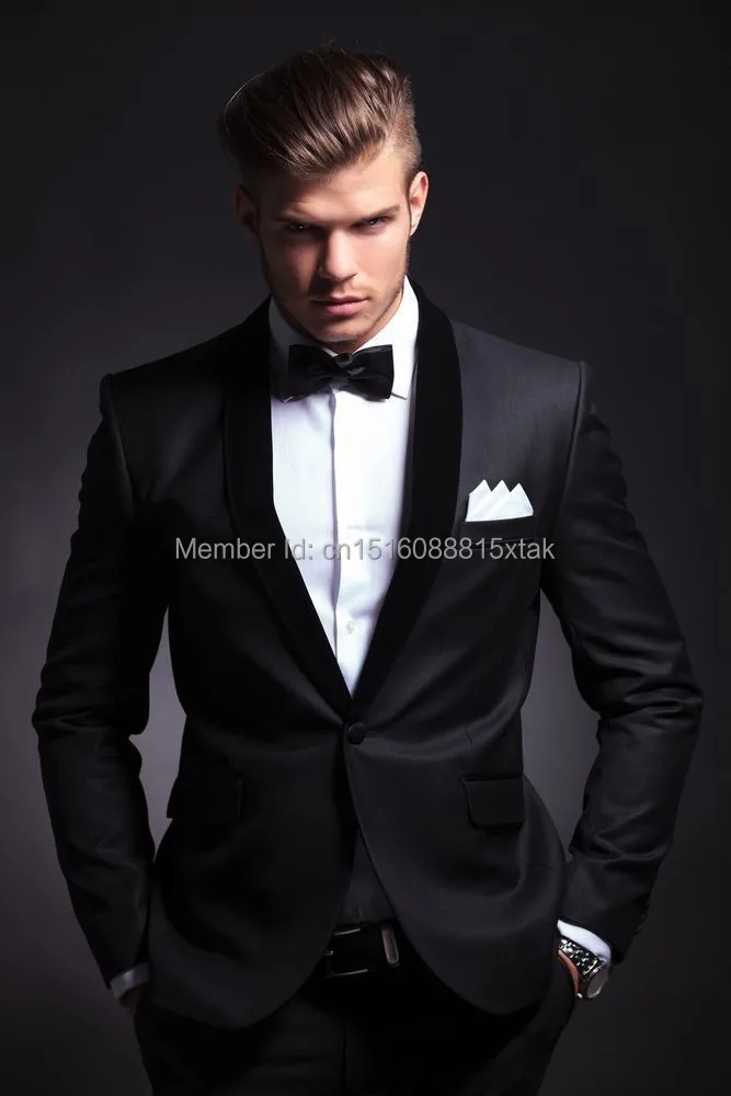 Design New 2016 Custom Fit High Quality Fashion Men Suit