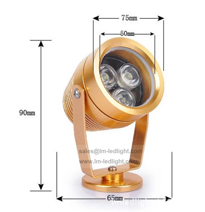 

Free shipping 3W LED Underwater light,IP68 DC12V 3W Led Swimming Pool Light