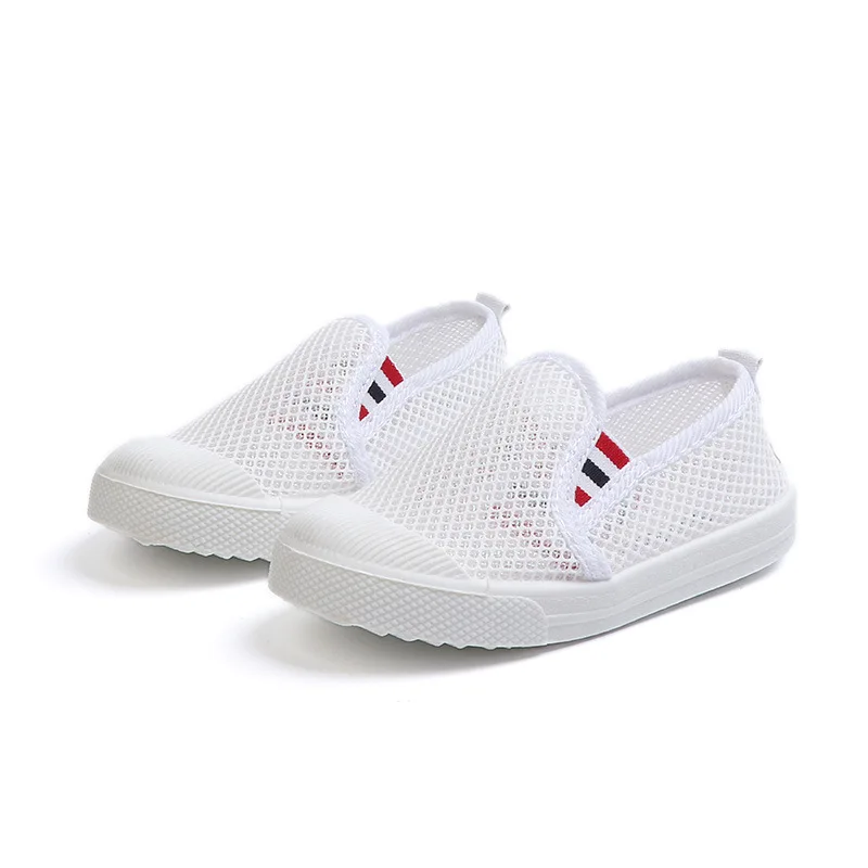 

2019 Spring And Autumn New Mesh Shoes Canvas Shoes Breathable Single Shoes Boys And Girls Hollow Breathable Children's Shoes