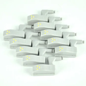 

10PCS/lot LED Light Universal Cabinet Hinge Wardrobe System Modern Home Kitchen Lamp White