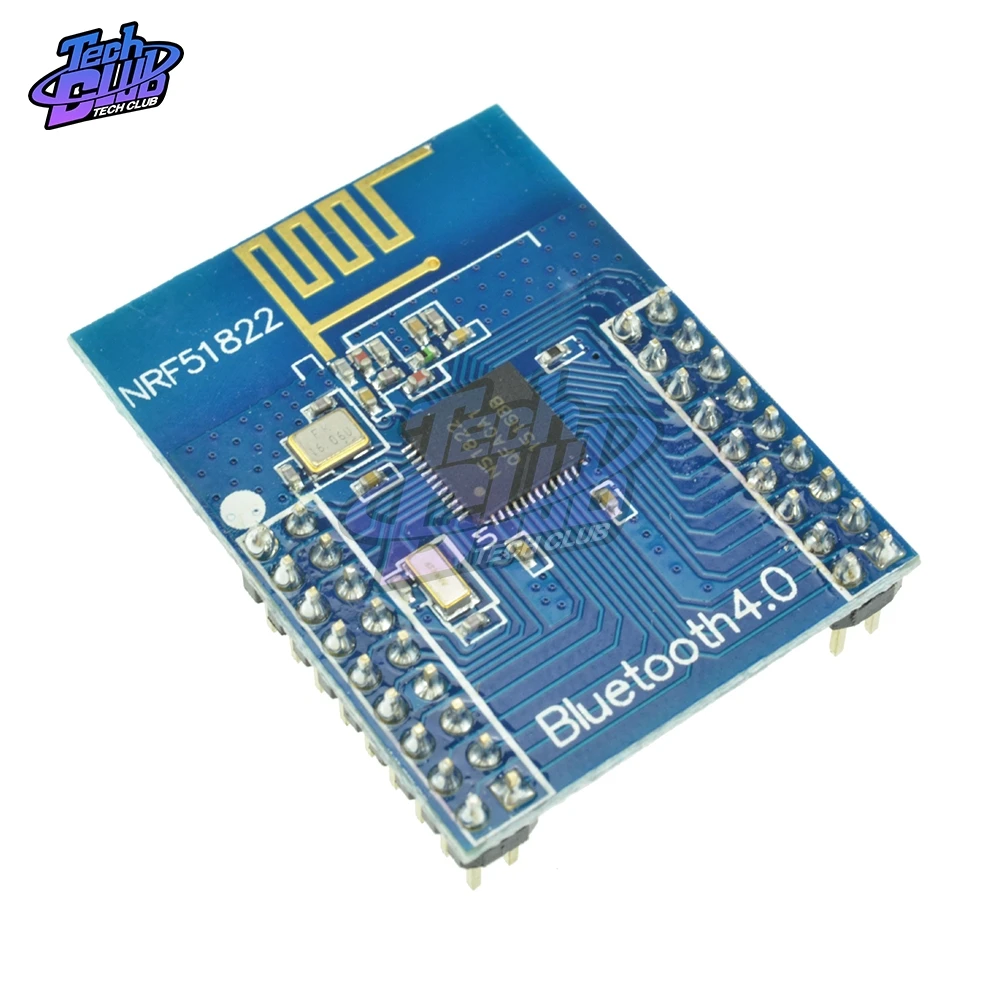 

NRF51822 Bluetooth 4.0 2.4 GHz Wireless Module Blue Expansion Communication Board Module RF Controller 2V-3.6V