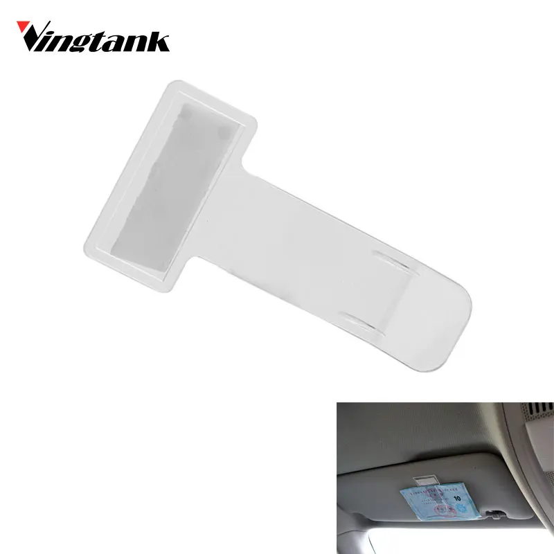 Vingtank 2Pcs Car Vehicle Parking Ticket Permit Holder