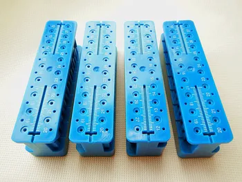 

1Set/ 4pcs Autoclavable ENDO Mesruring Block Dental File Ruler ENDODONTIC