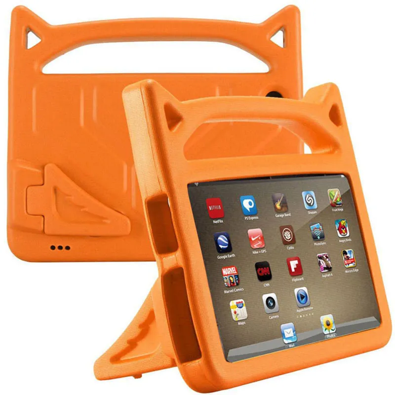 Аксессуары для планшетов и электронных книг, чехол для Amazon Kindle Fire HD 8 8th Gen, Безопасный детский чехол-подставка с резиновой ручкой EVA