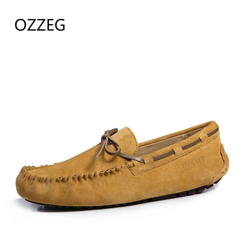 

Men Shoes Slip on Casual Men Loafers Spring and Autumn Mens Moccasins Shoes Genuine Leather Men's Flats Shoes High Quality