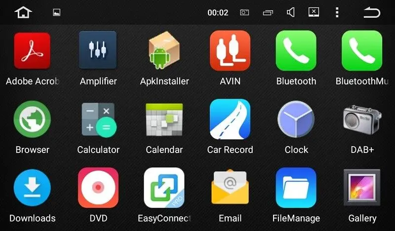 KUNFINE Android 7 1 четырехъядерный 2 Гб Автомобильная dvd навигационная система плеер