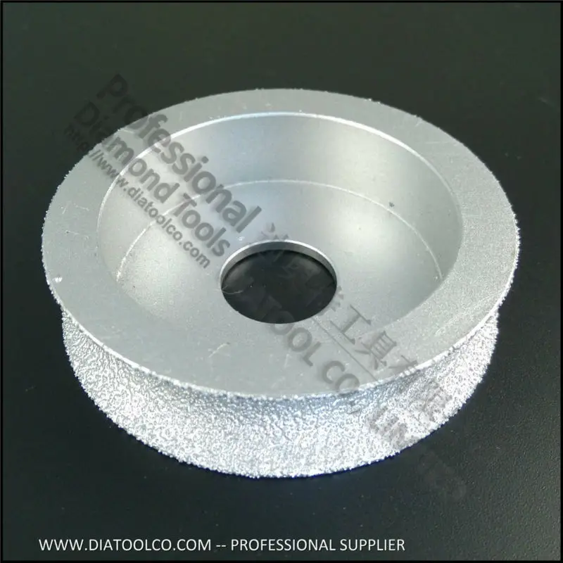 75mmx15MM Vacuum Brazed Diamond grinding wheel for half Round, Profile