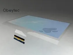 US $225.00 Obeytec 43 Inches Multi Touch Film 5V USB Controller Driver Free High Transmission With Back Adhesives 10 Touches