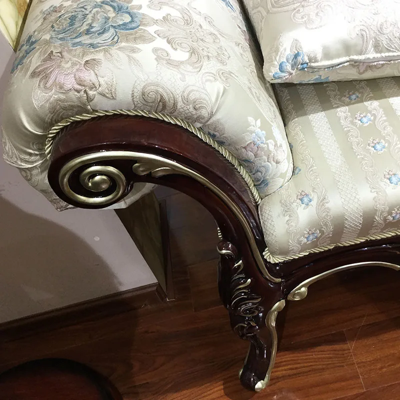 Villa sofa set longue luxury model furniture