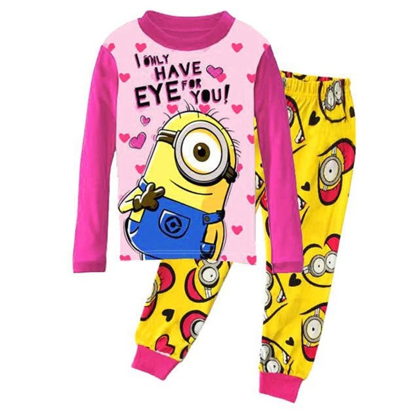 Nouveau Dessin Anime Enfants Pyjama Definit Garcons Filles De Nuit Etoiles Signature En Bas Age Bebe Pyjamas Minions Enfants Minions Pyjamas Vetements De Nuit Aliexpress