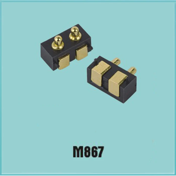 

2p Spring Contact Pogopin Connector Spring Pin Power Signal Contact Pin