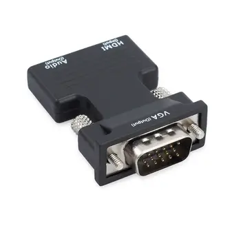 

1080P HDMI Female to VGA Male with Audio Output Cable Converter Adapter
