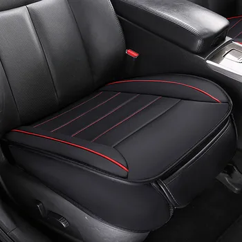 

1PC NEW PU Leather Car Seat Cover Cushion Padded Car Front Seat Protector Pocket