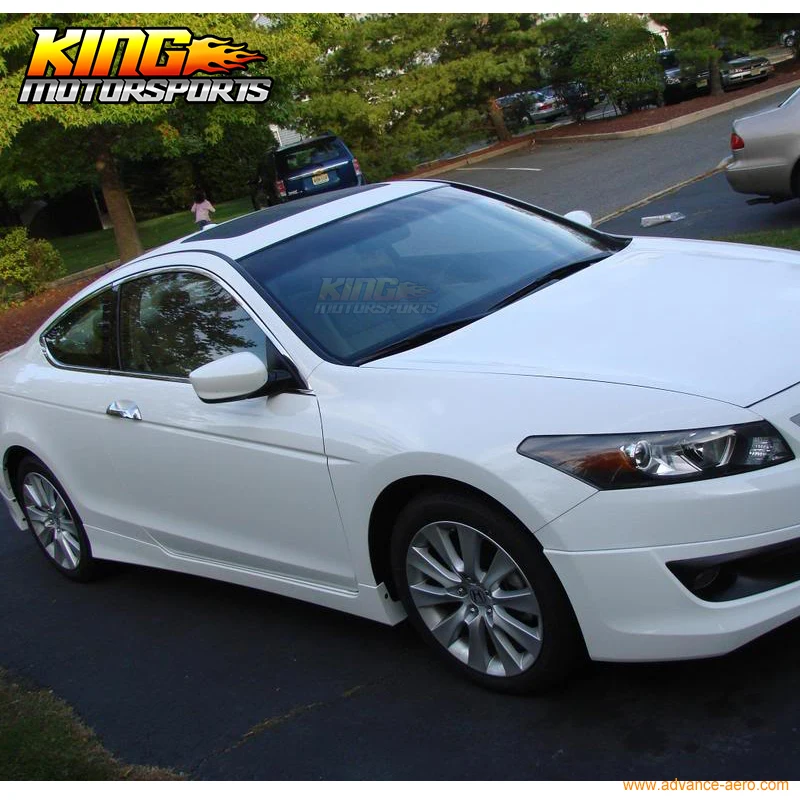 

For 08-10 Honda Accord 2DR Coupe HFP Style Side Skirts Urethane