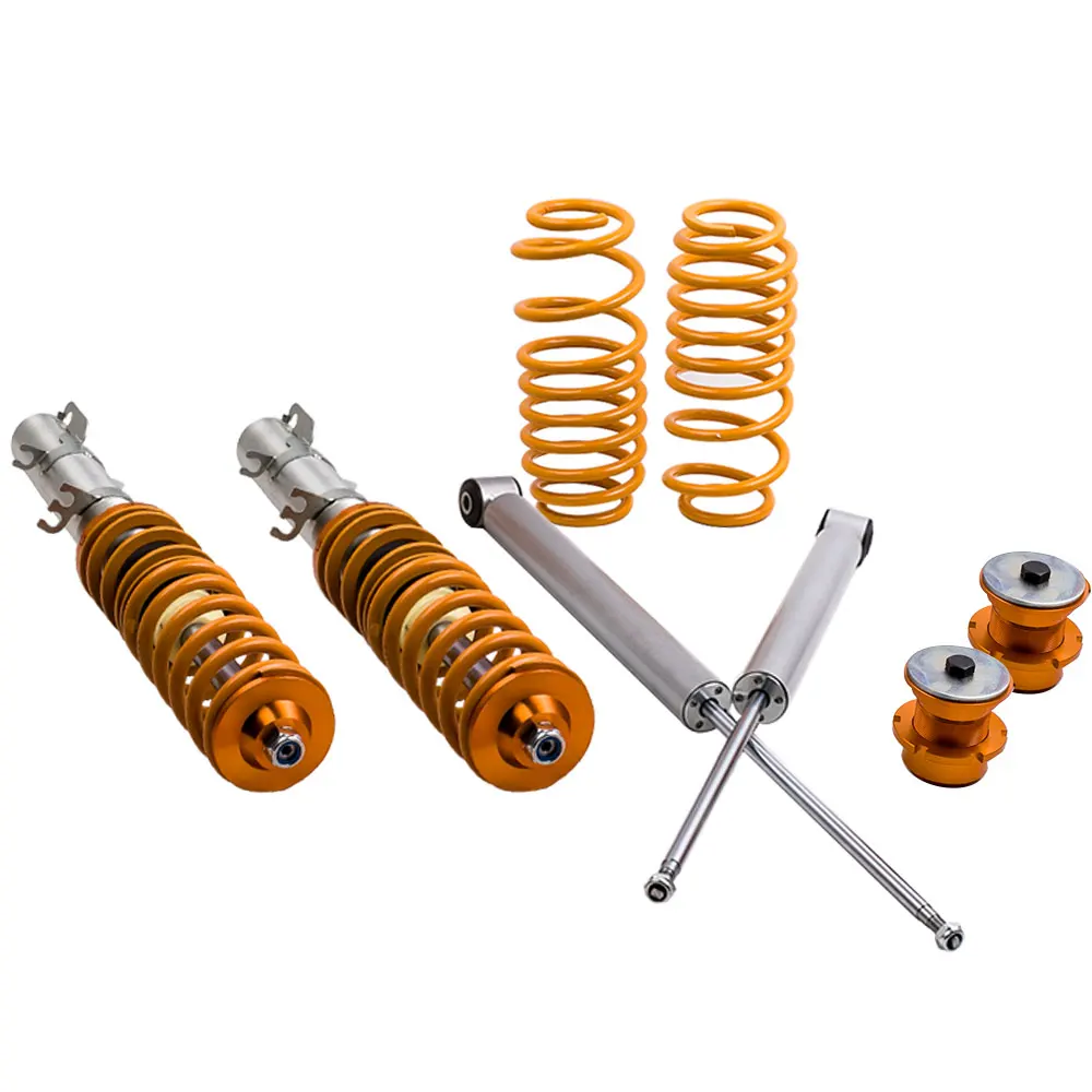 Coil Overs Strut for VW Bora Golf MK4 MkIV Seat Leon MK1 Adjustable Suspension Volkswagen 2WD only A4 Typ 1J 98-05 Spring | Автомобили и