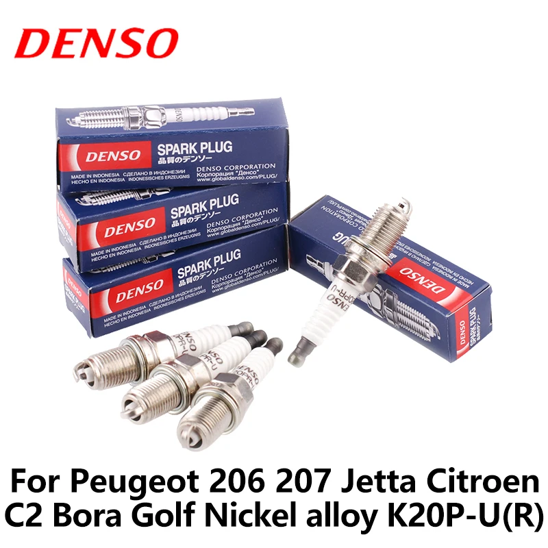 Автомобильная свеча зажигания DENSO для Jetta 1 8 л Citroen C2 206 Bora 207 Golf из никелевого