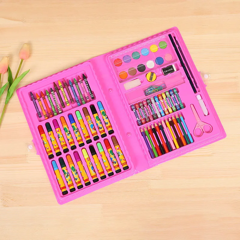

86 Paper Set Children Painting Watercolor Pen Oil Painting Good Student Doodle Alpinia Oxyphylla Stationery Suit Group Combine