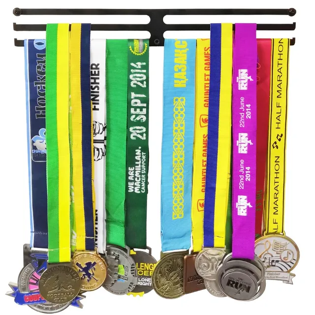 Comprar Colgador de exhibición de medallas personalizado, colgador de pared  de victoria, estante de exhibición de medallas motivacional