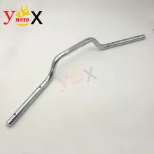 22 мм 7/" Мотоцикл Chrome Ручка Бар для Suzuki GSF750 Bandit GSF1200 GSF1250 S GS500 Yamaha TTR FZR YZF R1 R6