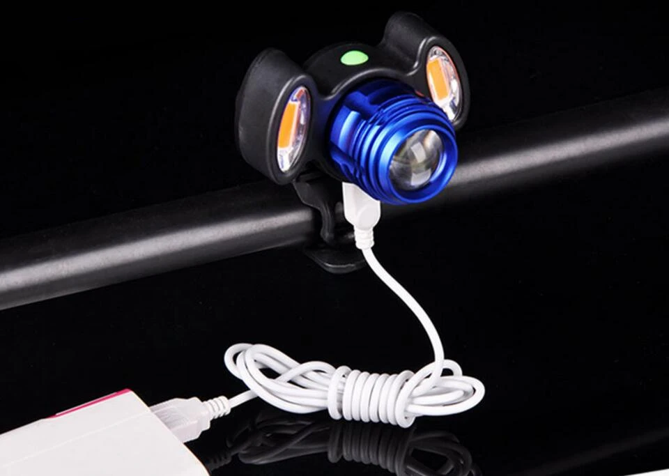 Sale FTW Bicycle Light Front Light Headlamps usb Rechargeable Bicycle Accessories Riding Equipment Mountain Mount Light Flashlight 02 7