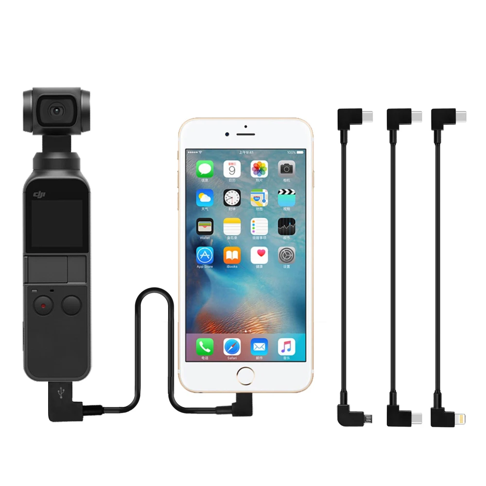 New OSMO Pocket Connect Cable Type-C to Type-C/ Micro-USB for iPad Phone Conversion Data Line for DJI OSMO POCKET Accessories