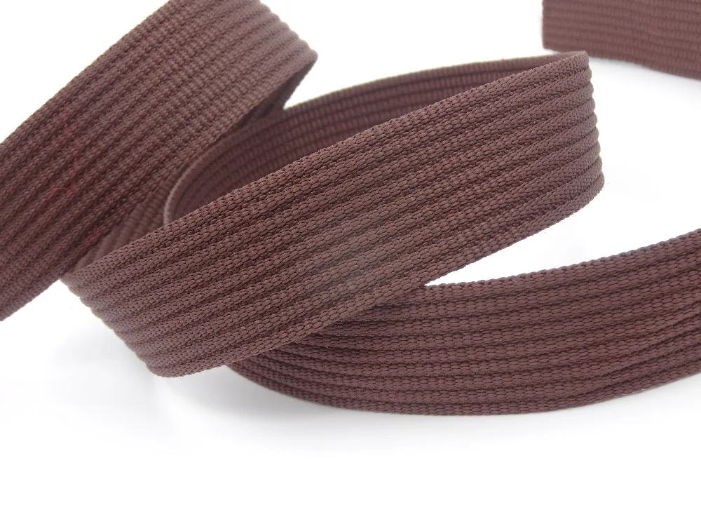 High Quality New Brown 10 Yards 1.5 Inch 32mm Thick Polyester Nylon