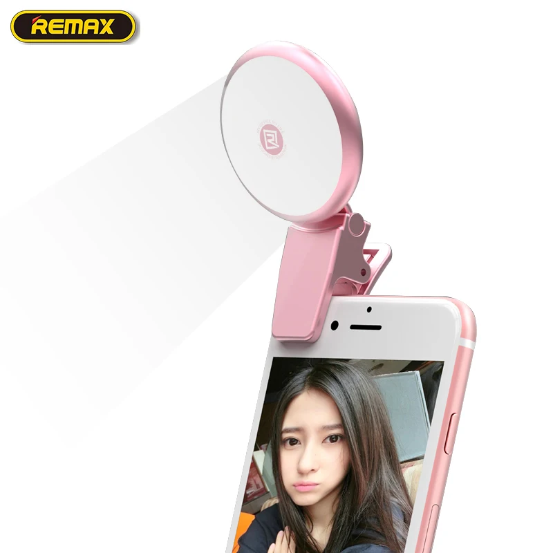 Светодиодная вспышка Remax для селфи синхронная фотовспышка камеры телефона