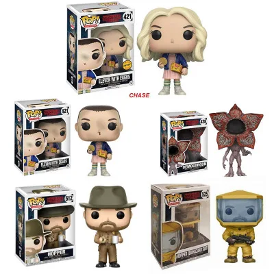 

FUNKO POP Stranger Things Eleven Hopper Demogorgon model figure collectible model toy for kids