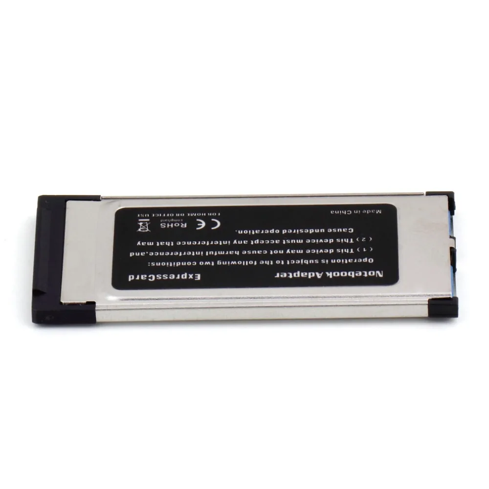 High Full Speed Express Card Expresscard to USB 3 0 2 Port Adapter 34 mm Express 4