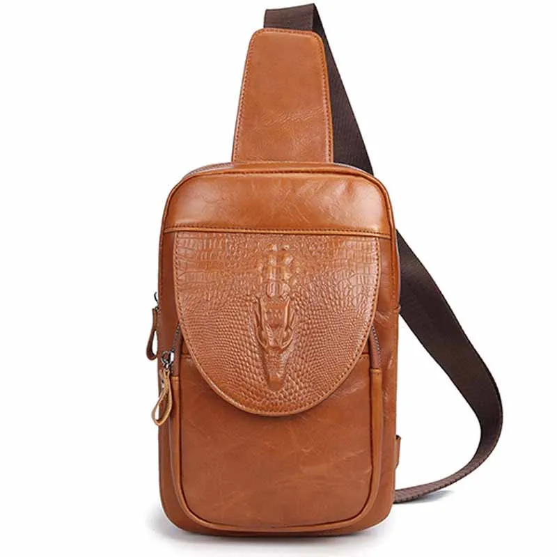 

Neweekend Summer Sling Shoulder Bags For Men Genuine Leather Male Crossbody Messenger Bag Designer Chest Bag Pack Handbag BF2003