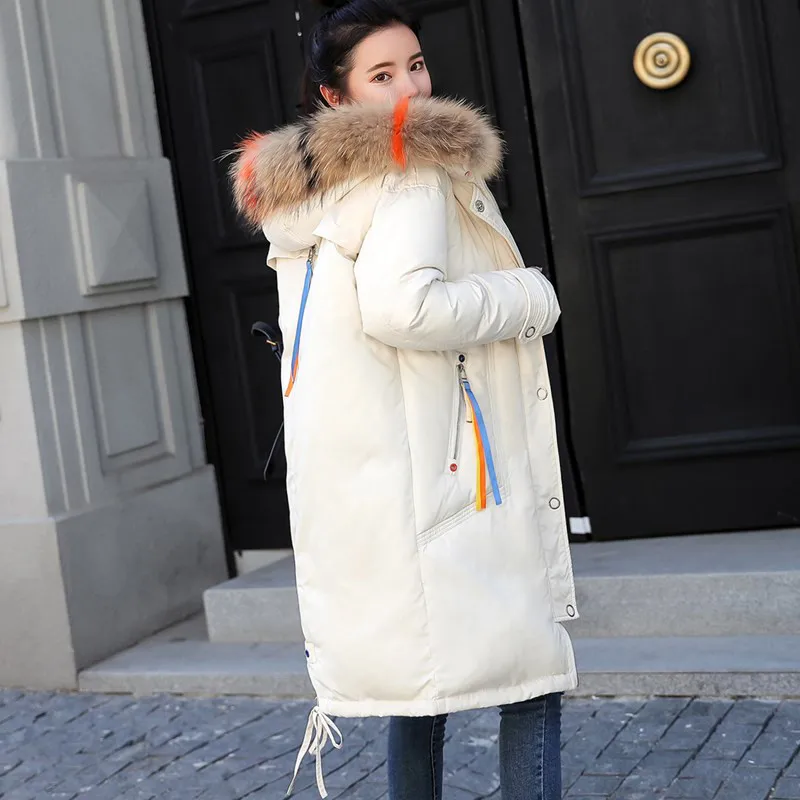 Hiver khaki Creamy Épaississement Manteau Mince Avec Red Parkas 2018 Capuche Col rust Chaud De Fourrure Manteaux Dt0391 Femmes Taille white À Coton Grande black Femme Nouvelle gxRr0gw8q