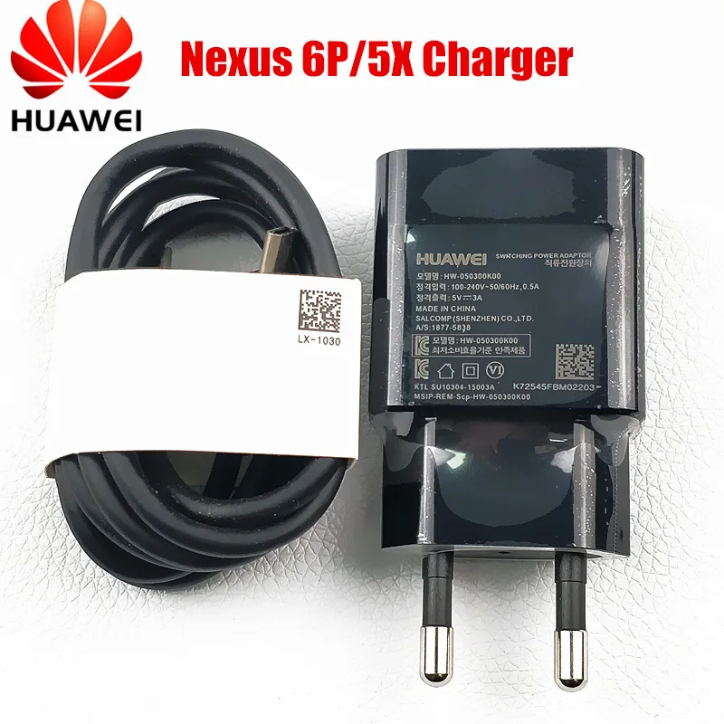 

HUA WEI Original 5V 3A Quick charger USB wall charger adapter 1M Type c USB 3.1 sync cable for huawei p8 p9 Mate 7 8 Nexus 5X 6P