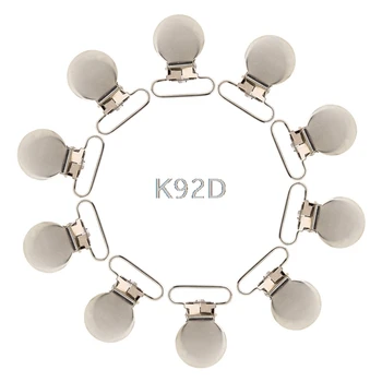

Baby Infant Metal Clips Pacifier Holders Shape Alloy Suspender Hook 10PCS/SET O28