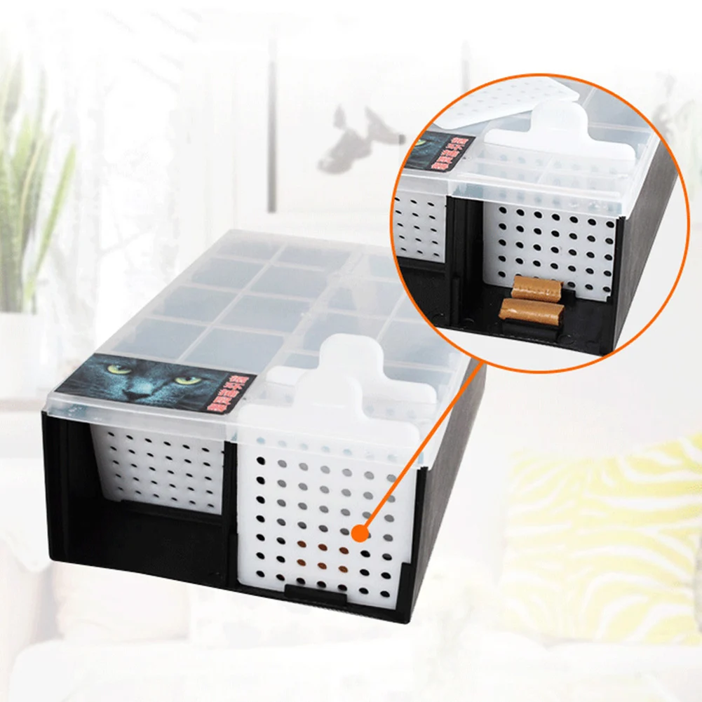 

Continuous Mousetrap Rodent Catcher Fully-automatic Mouse Clip Catcher Killer Mice Rodent Cage