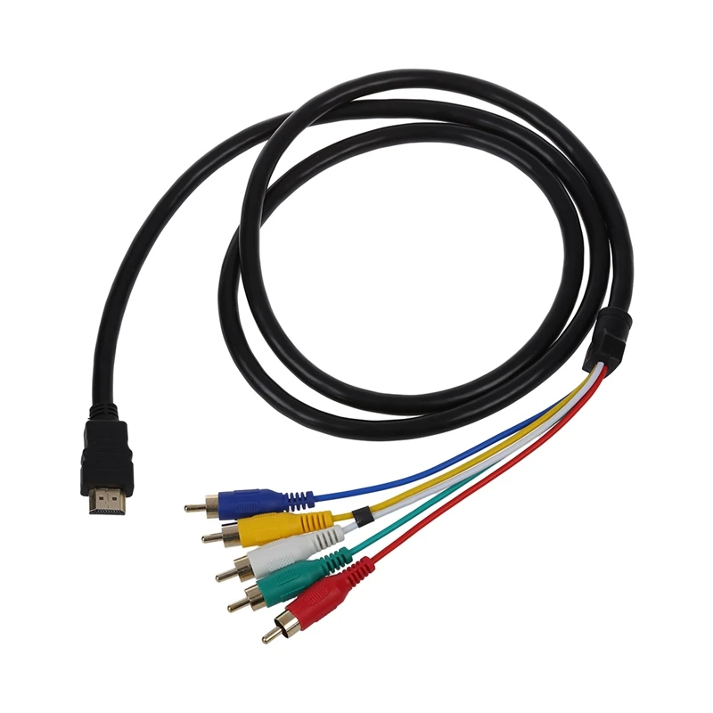 1 5 м футов HDMI до RCA Мужской Аудио компонентный кабель для видео преобразования HDTV