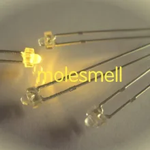 1000 шт 1,8 мм желтый ультра яркий прозрачный желтый светодиод лампы