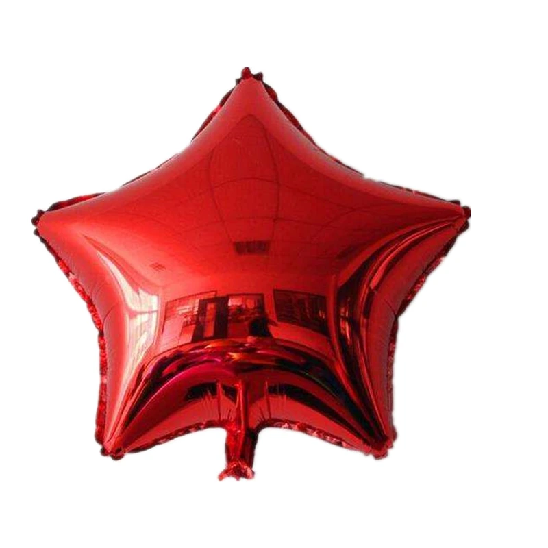 10 шт. большие 18 дюймовые пятиконечные Звездные воздушные фольгированные шары на день рождения, день рождения, свадебные украшения, вечерние шары, товары для дома, детская игрушка