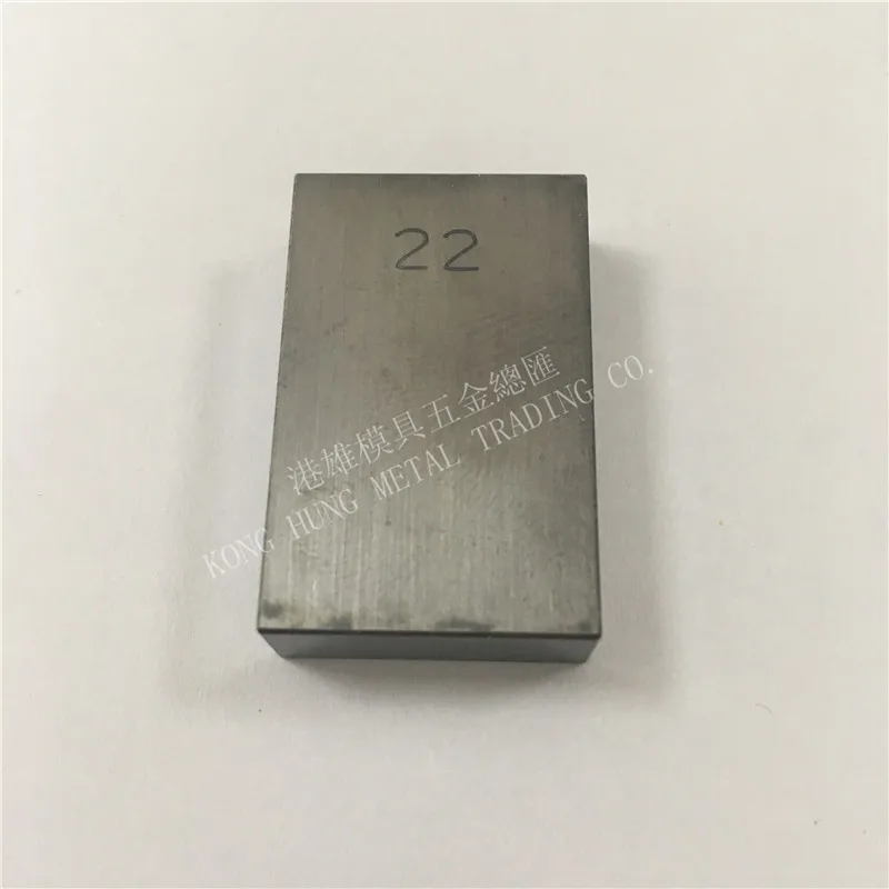 

Hard Alloy Tungsten Carbide gauge block 22mm Grade 2