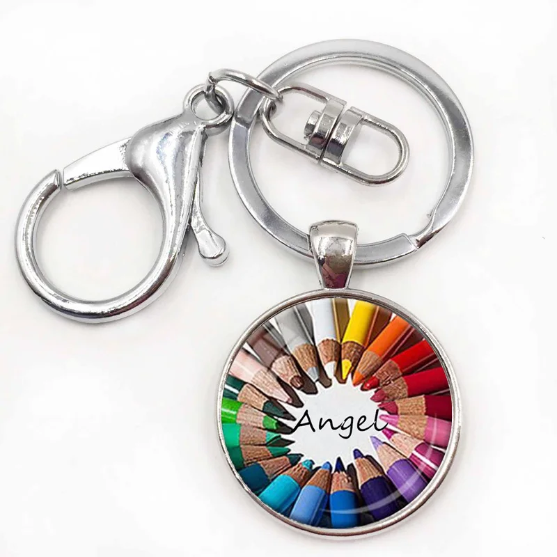 Jsilver keychain.