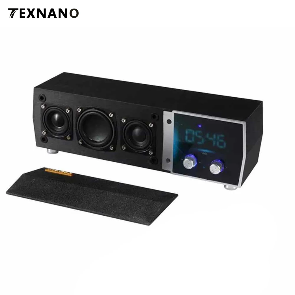Деревянный Bluetooth динамик с fm радио TF слот для карты микрофон беспроводной стерео