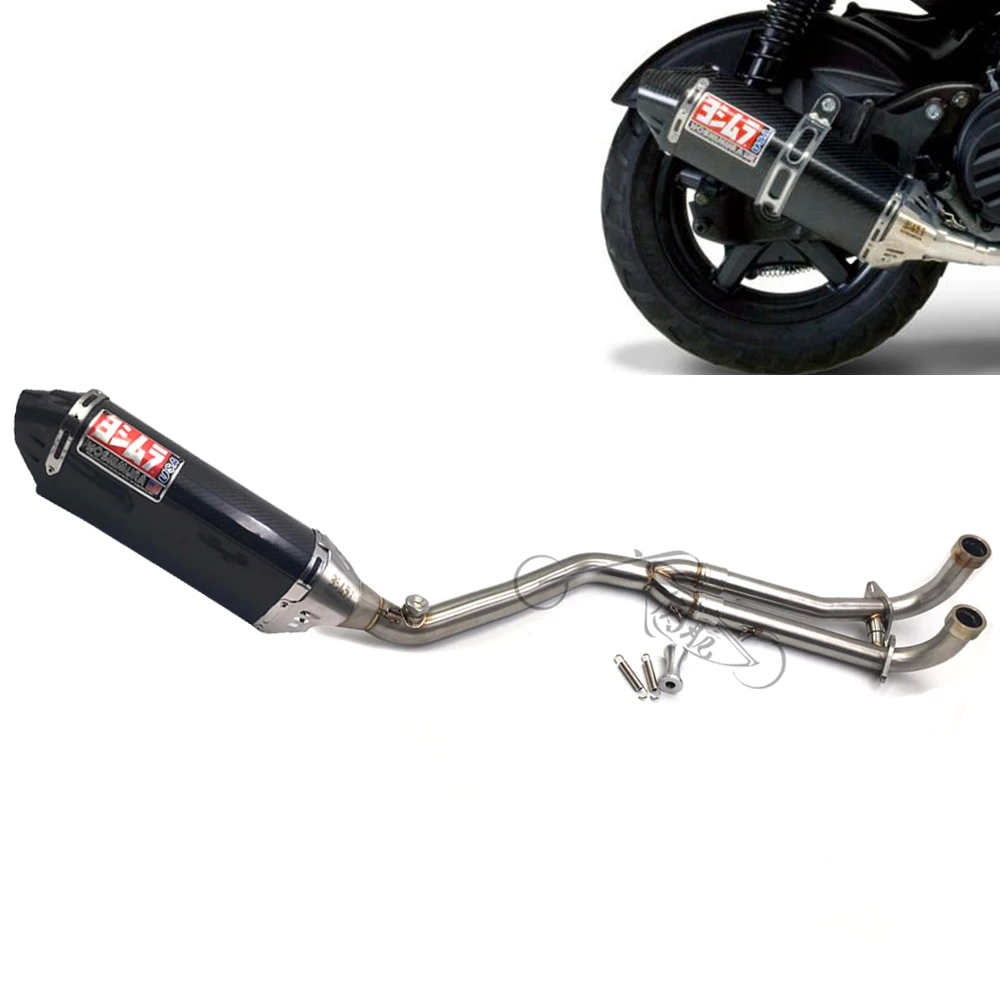 

Full system Header Pipe FOR Yamaha T-MAX Tmax 500 530 T-MAX 500 530 2001 - 2016 with yoshimura carbon fiber exhaust