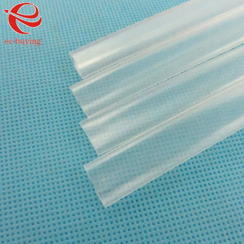 1meter /lot Heat Shrink Tube Transparent Heat-Shrink Tubing Diameter 10mm Thermo Jacket Wire Wrap Insulation Materials Elements