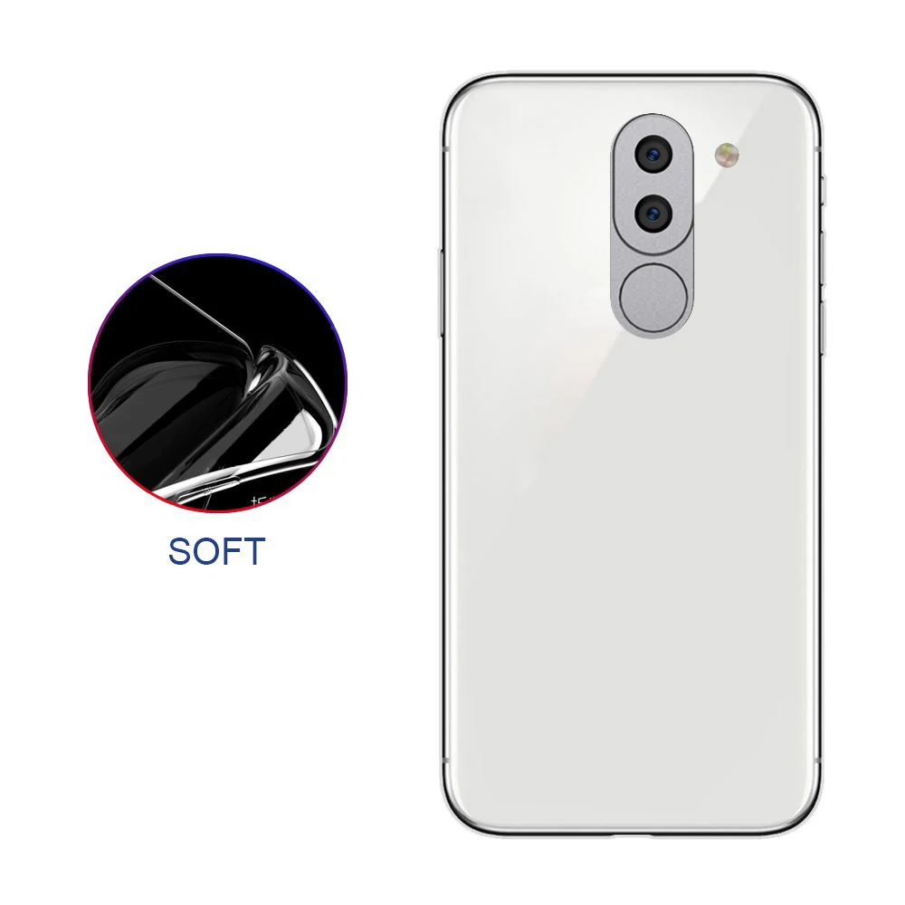 Подходит для Huawei gr5 2017 простой мягкий корпус нескользящий чехол Прозрачный