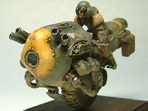 Unassambled 1/35 мотоциклиста (мотоциклетные длина 80 мм) статуэтка в виде набор