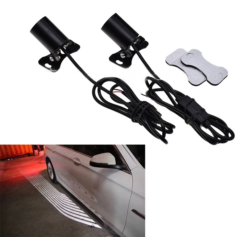 

DUU 2PCS Car LED Welcome Ghost Shadow Courtesy Angel Wing projector Light for bmw ford vw mazda jetta Toyota Peugeot volvo