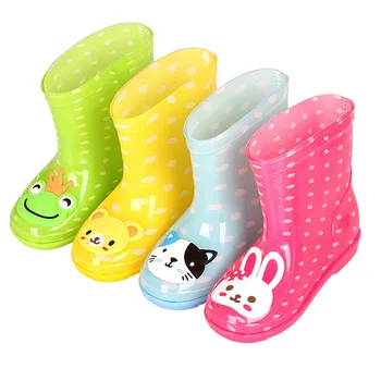 

PVC Rubber Kids Baby Cartoon Shoe Children Shoes New Fashion Classic Children Shoes Children's Water Shoes Waterproof Rain Boots