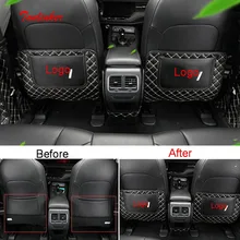 Tonlinker внутренняя спинка сиденья анти-Грязная накладка наклейка s для Haval F7/F7X-19 автомобильный Стайлинг 1-3 шт PU кожаный чехол наклейка