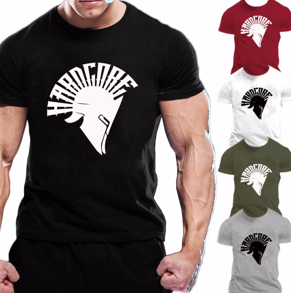 

HARDCORE T-SHIRT MMA WORKOUT CLOTHING TOP More Size and Colors-B042