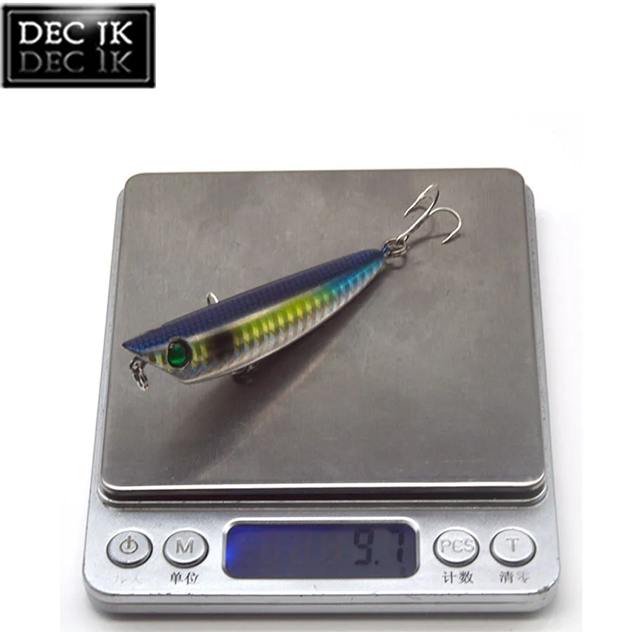 Saltwater Plastic Hard Fishing Lure Wobblers For Pike Trolling Swimbait 1PCS Crankbaits Minnow Fake Artificial Baits Topwater (10)