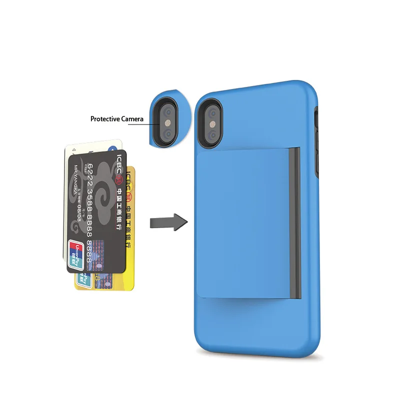 Деловой чехол ярких цветов для iPhone X XS 6 6S 7 8 Plus MAX с откидной крышкой и кармашками